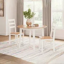 Gesthaven Drop Leaf Extendable Dining Table w/4 Chairs