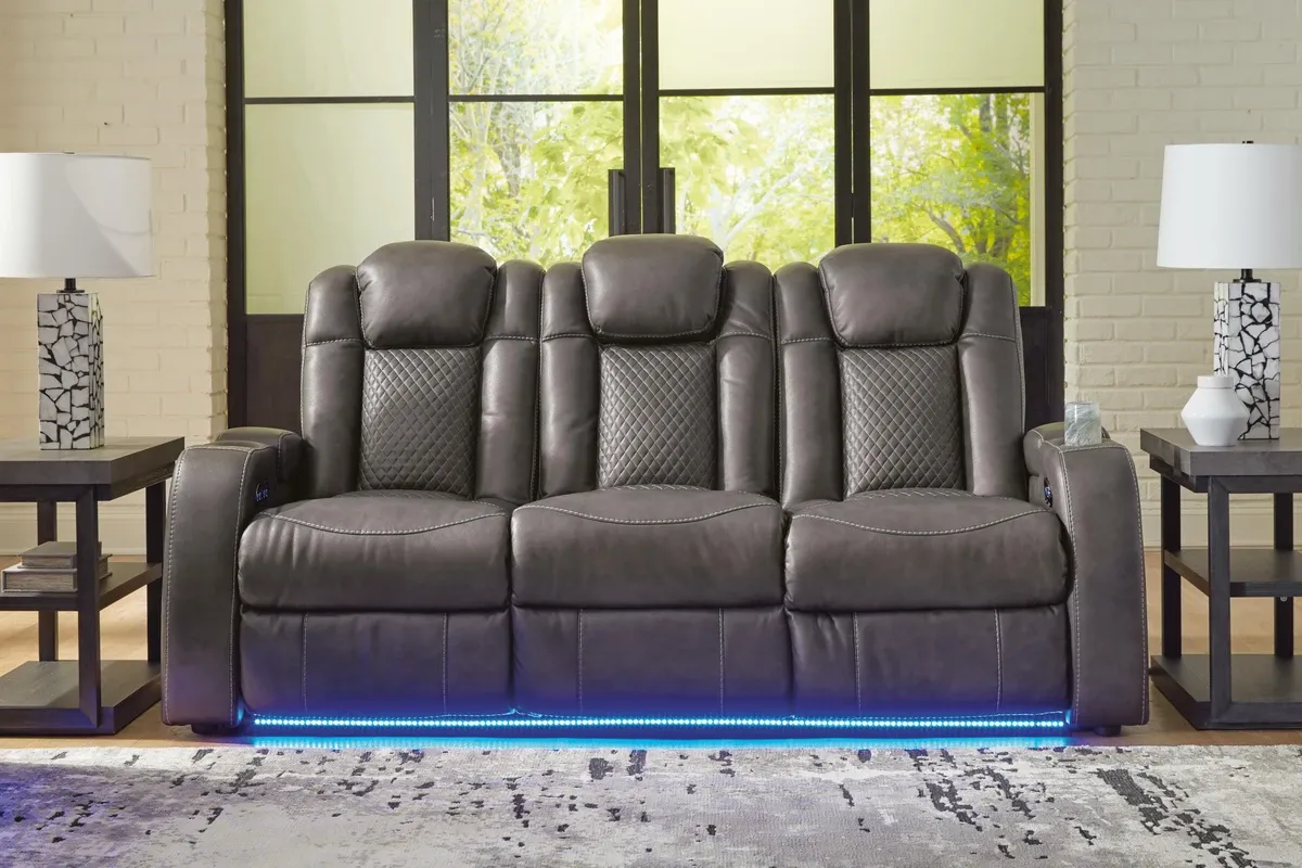 POWER RECLINING SOFA W/ ADJUSTABLE HEADREST 3660215