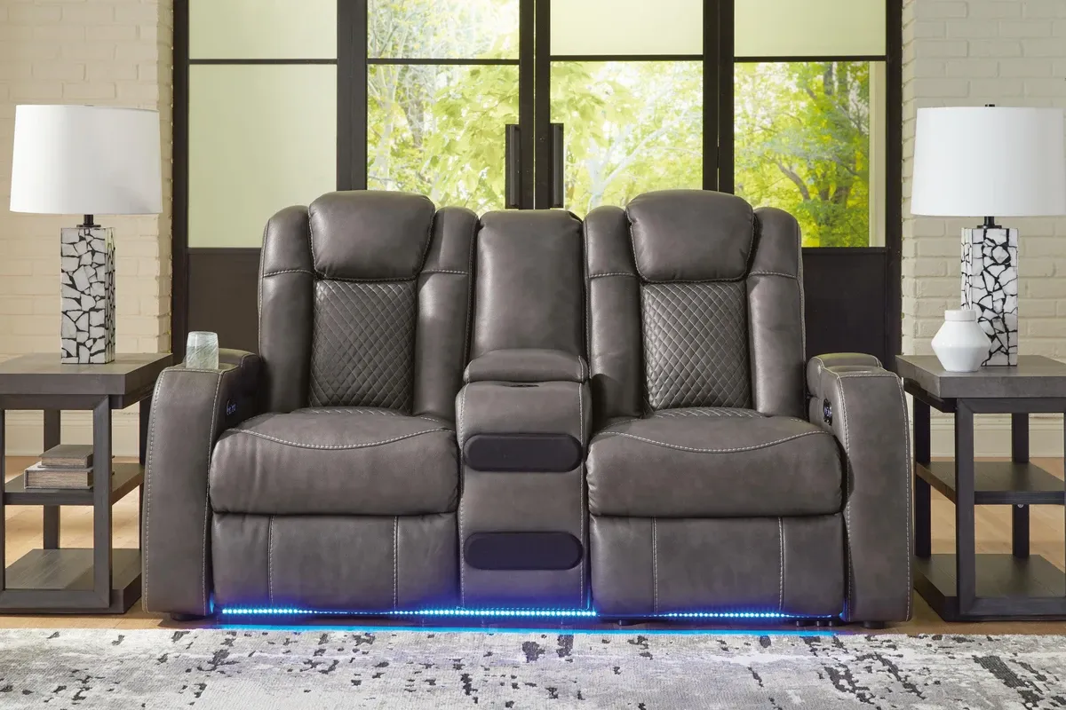 POWER RECLINING LOVESEAT W/ ADJUSTABLE HEADREST 3660218