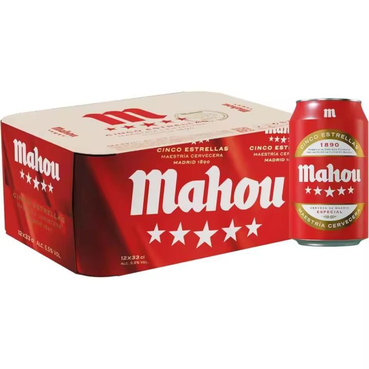 Mahou 5 estrellas x12