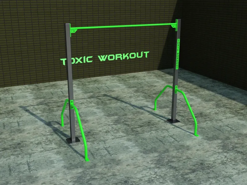 Freestyle bar with reinforcements