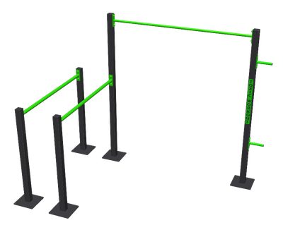 Freestyle bar with parallel bars