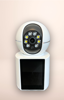 Smart Indoor Camera with Built-In Video Call Display
