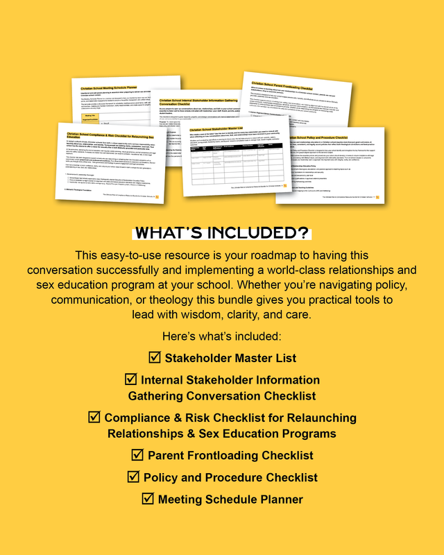 The Ultimate Risk & Compliance Resource Bundle for Christian Schools