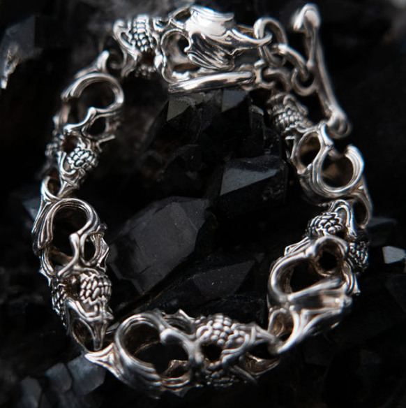 Twisted Skull Bracelet