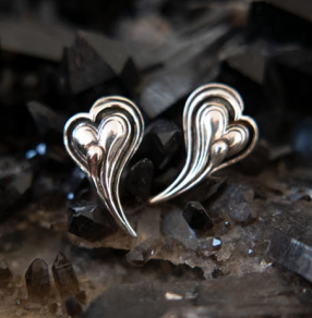 Fanged Heart Earrings