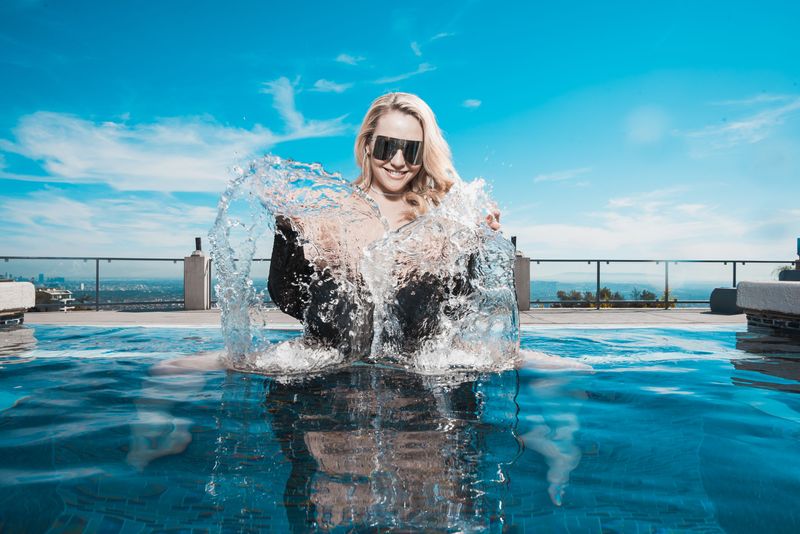 Mia Splash - Acrylic Mounted Print