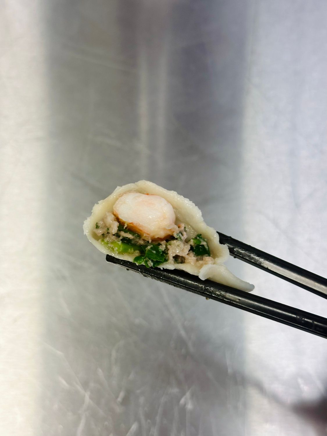 Pork&amp;Chive&amp;Shrimp Dumplings 肉三鲜