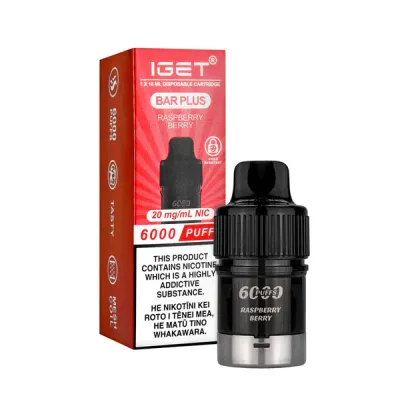 POD ONLY - IGET BAR PLUS 6000 PUFFS
