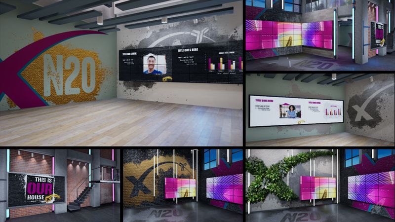 Loft A with Customization - Unreal Virtual Set for Voyager