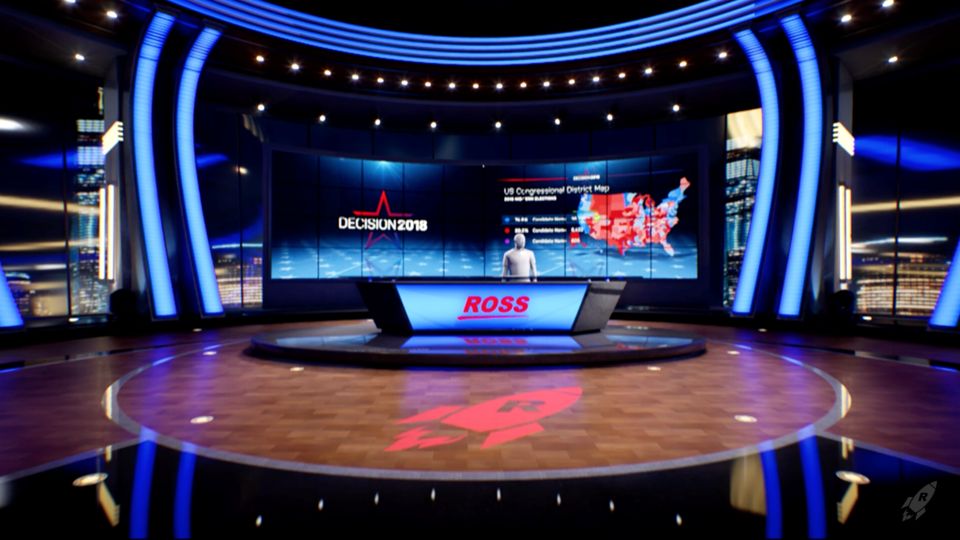 Studio A - Unreal Virtual Set for Voyager