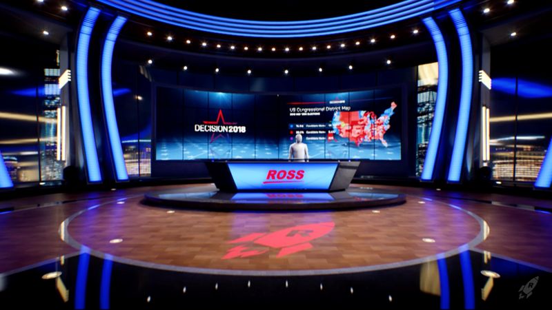 Studio A - Unreal Virtual Set for Voyager