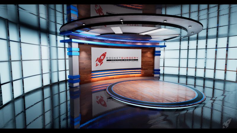 Studio H - Unreal Virtual Set for Voyager