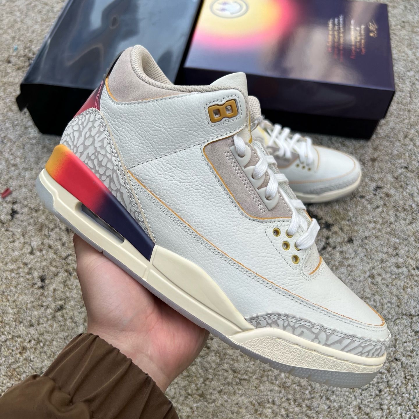 Air Jordan 3 J Balvin Medellin Sunset (DribbleDreamers Exclusive)