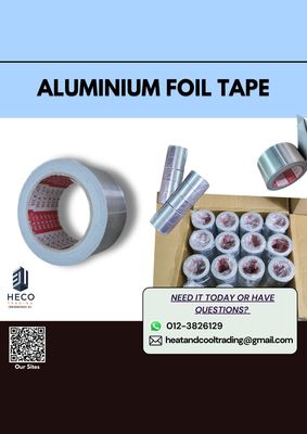 27m Aluminium Foil Tape High Quality 2&quot;-3&quot; for sealing of pipeline/pipe joint/board/panel/block