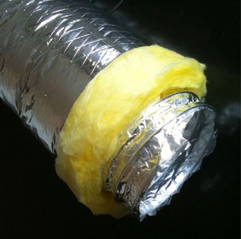 PRE-INSULATED ALUMINIUM FLEXIBLE DUCT 1&quot;X1LBX6&quot;X10M