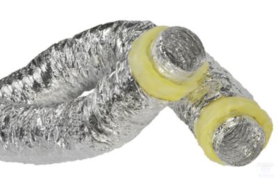 PRE-INSULATED ALUMINIUM FLEXIBLE DUCT 1&quot;X1LBX6&quot;X10M