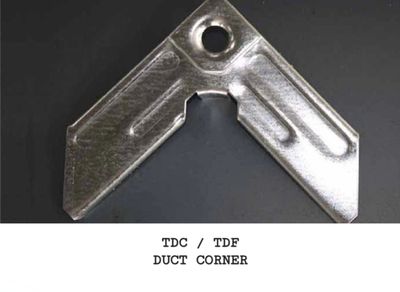 TDC / TDF CORNER  1.0MM THICK @ 500 PCS PER BAG