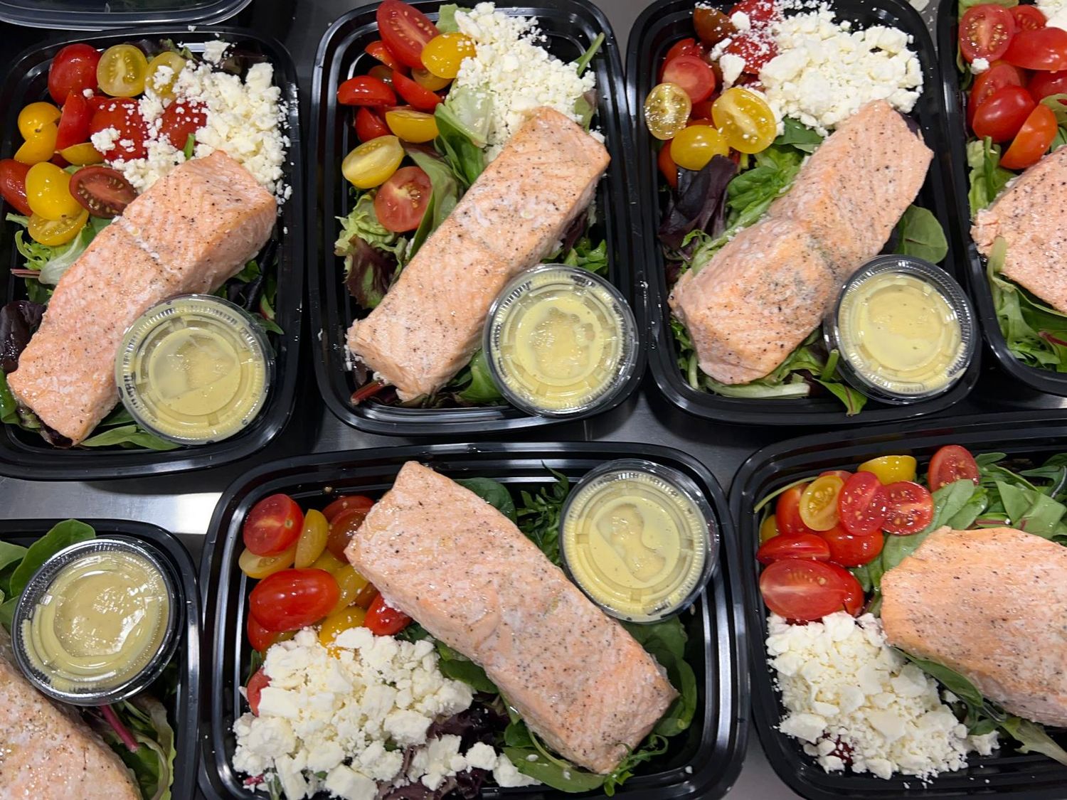 Honey Mustard Salmon Salad