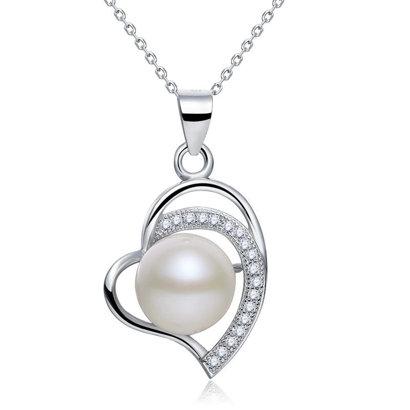 Pearl Heart Necklace
