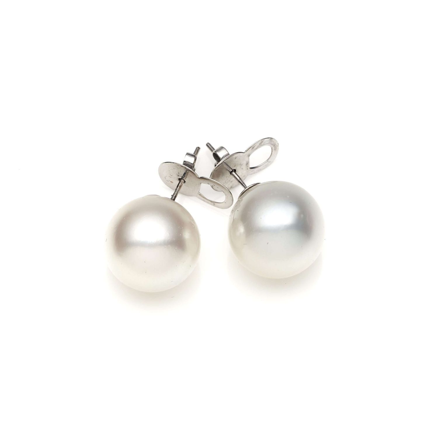 South Sea White Pearls Darling Harbour White Gold Earrings