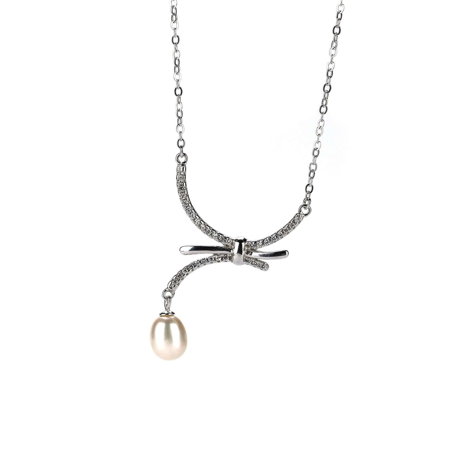 Freshwater Drop Shape White Pearls Mosman Pendant