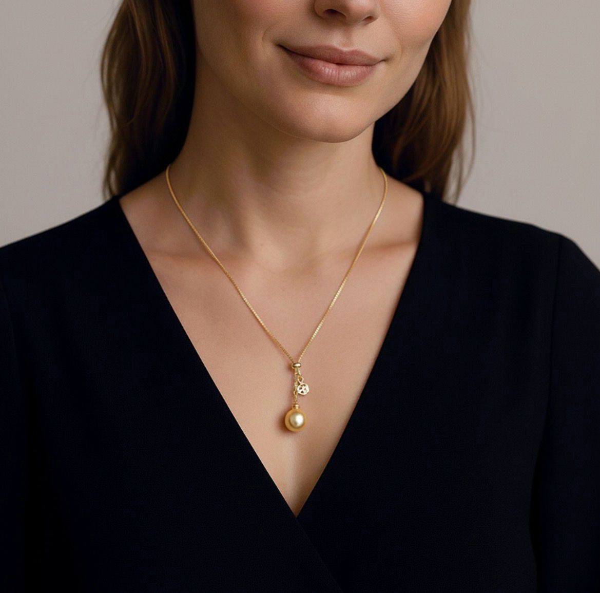 South Sea Gold Pearls Killara Long Chain Necklace