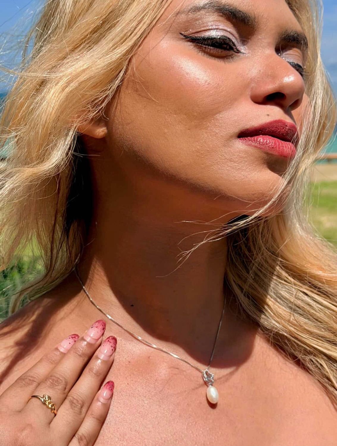 Toro Signature Pearl Heart Pendant