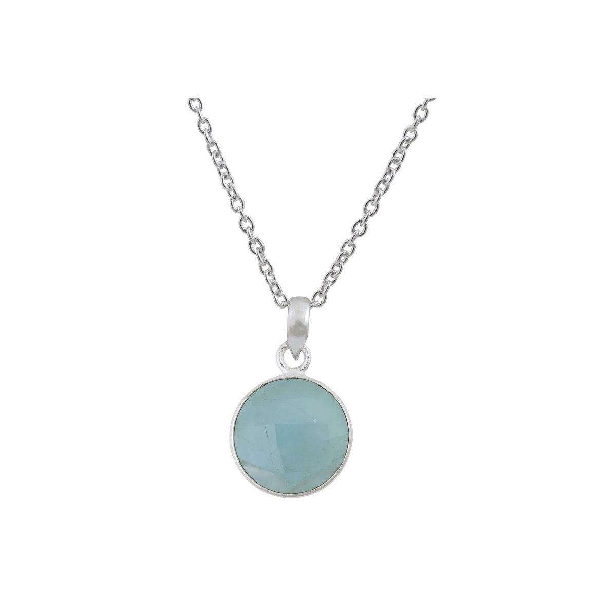 Seaborn Aquamarine Pendant – Sterling Silver