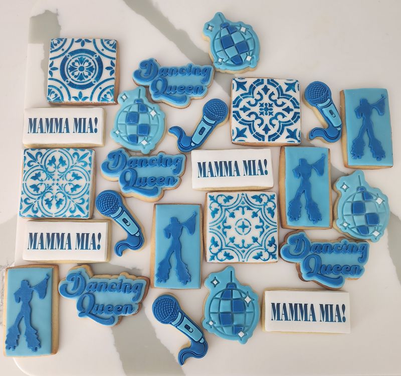 Mama Mia Themed cookies