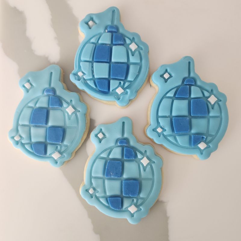 Disco ball cookie