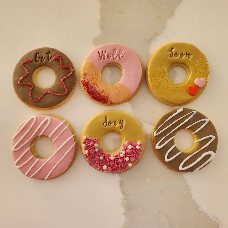 Fondant Doughnut Cookie Box