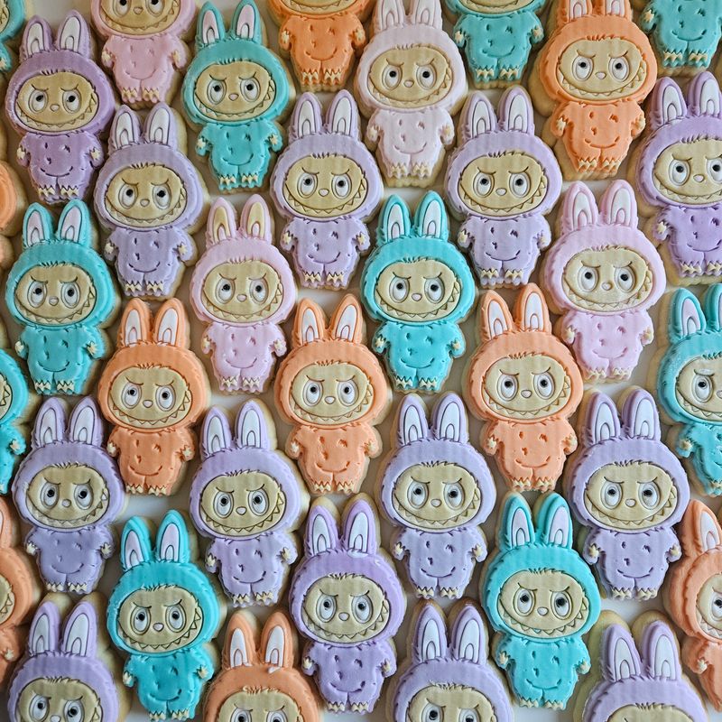 Labubu inspired cookies