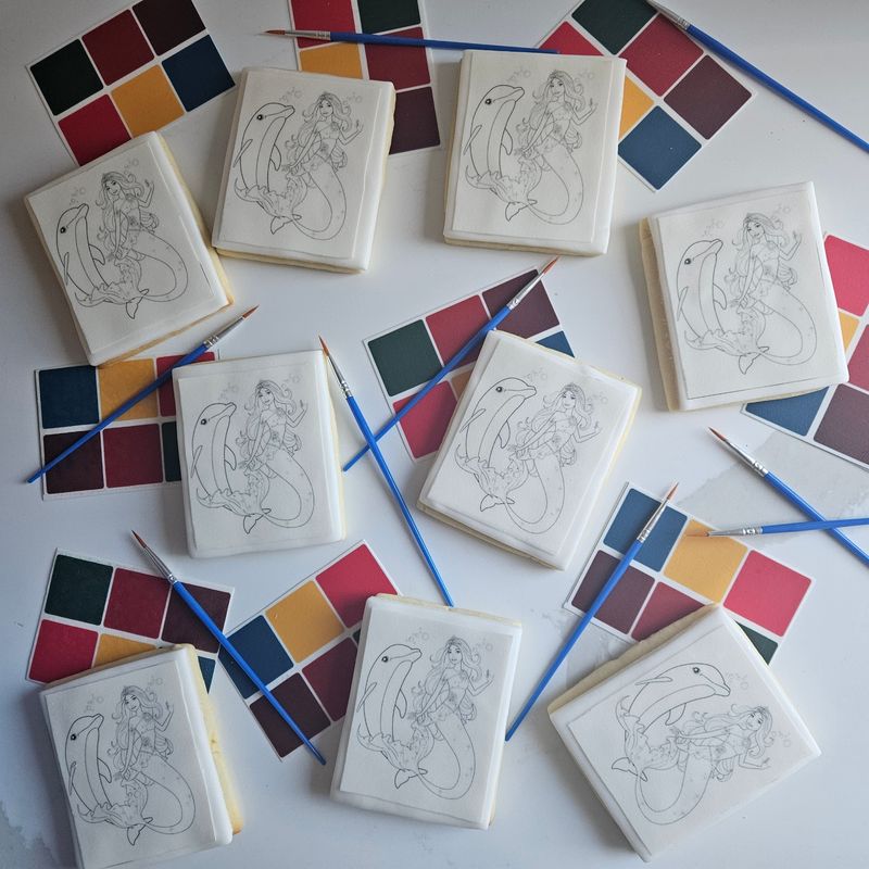 Paint your own cookie canvas