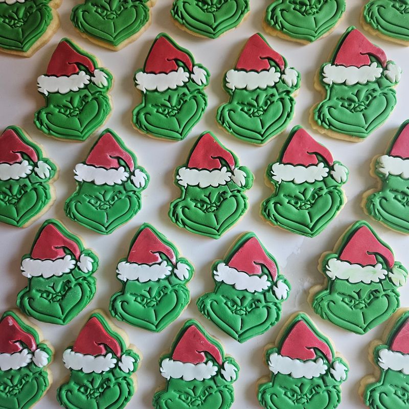 Grinch cookie