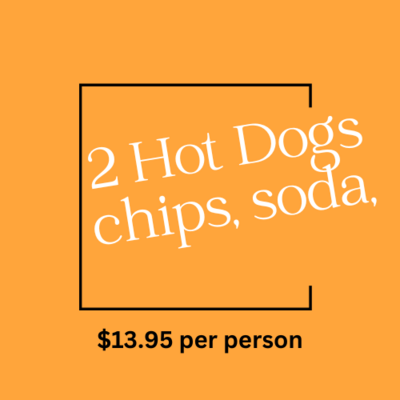 Hot Dog Catering- No Fruit Salad