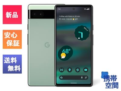 SIMフリー Google Pixel 6a (5G) 128GB sage [国内新品][Google][モデル:GB17L]