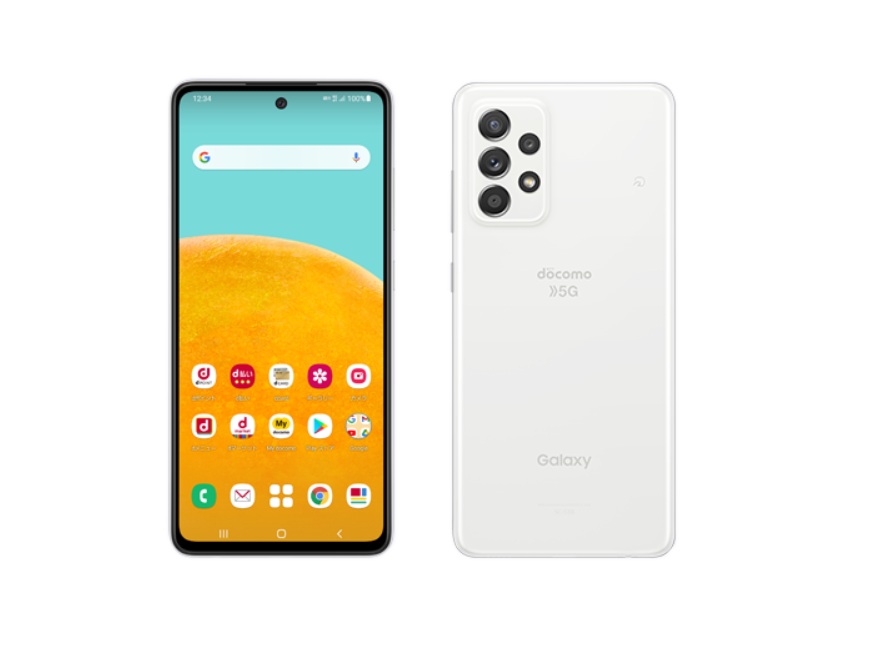  SIMフリー Galaxy A52 SC-53B オーサムホワイト [サムソン][docomoモデルSIMフリー]