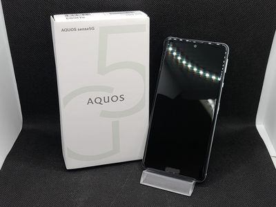 AU SIMフリー AQUOS sense5G SHG03 オリーブシルバー [sharp]