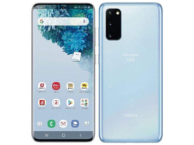 docomo SIMフリー Galaxy S20 5G SC-51A クラウド ブルー[サムソン/Samsung]