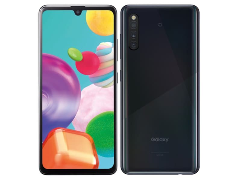  UQ SIMフリー Galaxy A41 SCV48 black ブラック     [サムソン/Samsung]