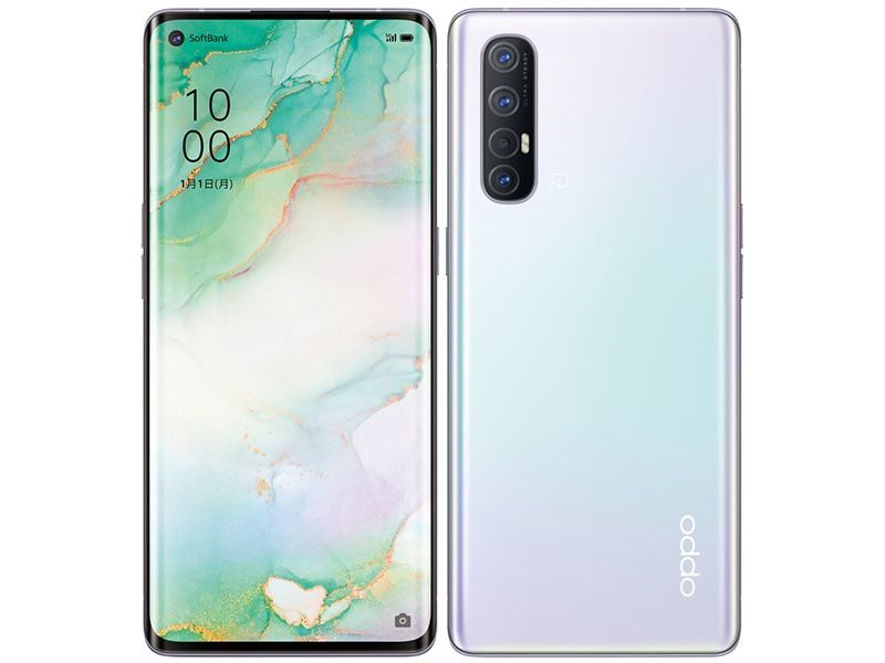  Softbank SIMフリー OPPO Reno3 5G ミスティ ホワイト [Model:A0010P][8GB/128GB][OPPO][スマホ]
