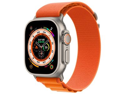 Apple Watch Ultra GPS+Cellularモデル 49mm MQFM3J/A [オレンジアルパインループ L]