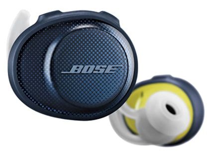 BOSE ボーズ SoundSport Free wireless headphones ミッドナイトブルー×イエローシトロン ワイヤレス イヤホン