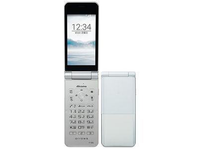 「新品 未使用 白ロム」 富士通 arrows ケータイ F-03L sliver　シルバー【docomo SIMモデルSIMフリー】