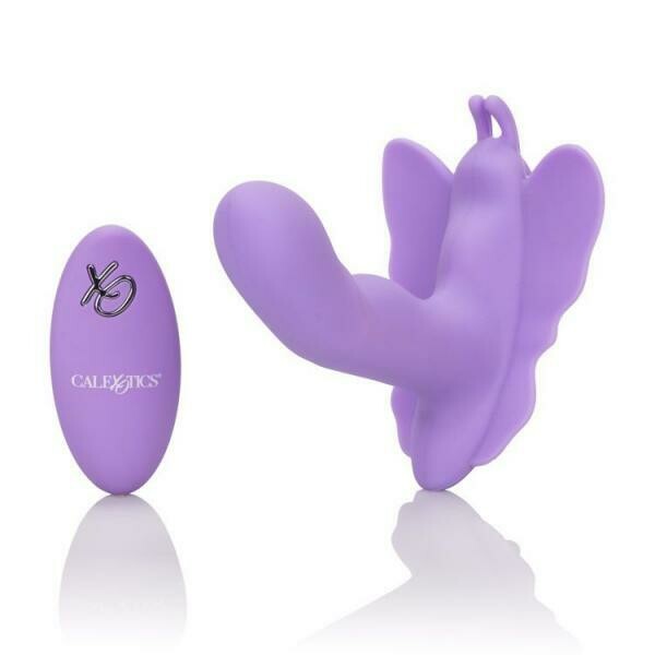 Venus Butterfly Remote Rocking Penis Purple Vibrator