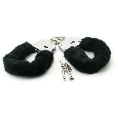Beginner&amp;#039;s Furry Cuffs - Black