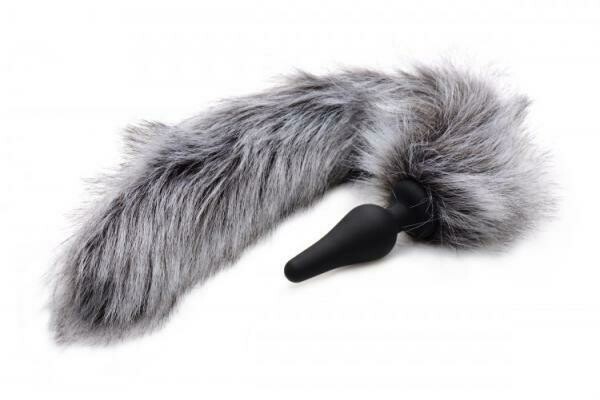 Tailz White Fox Tail Anal Plug And Ears Set