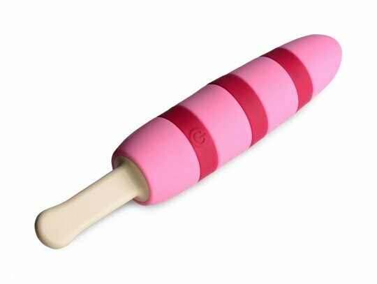 Fizzin 10X Popsicle Silicone Rechargeable Vibrator