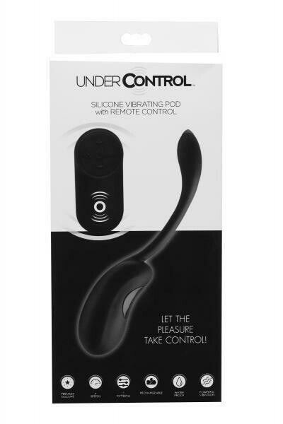 Under Control Silicone Vibrating Pod With Remote Control